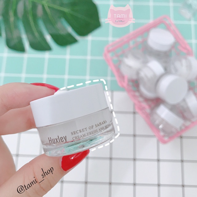 Kem dưỡng HUXLEY SECRET OF SAHARA CREAM FRESH AND MORE MINI