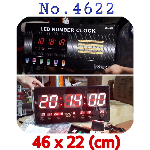 Đồng hồ led vạn niên giá tại xưởng ( bảo hành 3 tháng) model4622