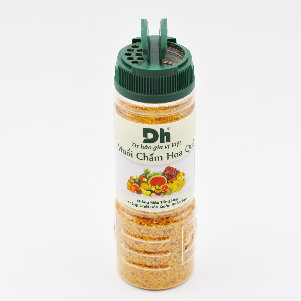 Combo 2 hũ muối chấm hoa quả 110gr Dh Foods gia vị chấm trái cây loại 1 hạt to giòn