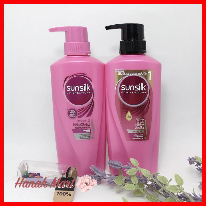 Combo gội xả Sunsilk mềm mượt Thái Lan (450ml)