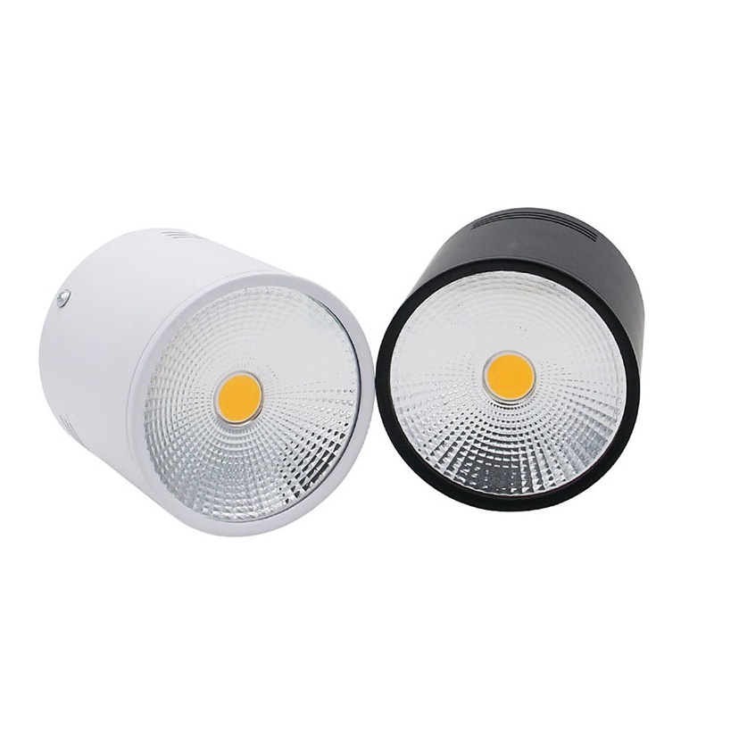 Đèn ống bơ / đèn lon / đèn downlight gắn nổi / thả treo 12w, bảo hành 1 năm