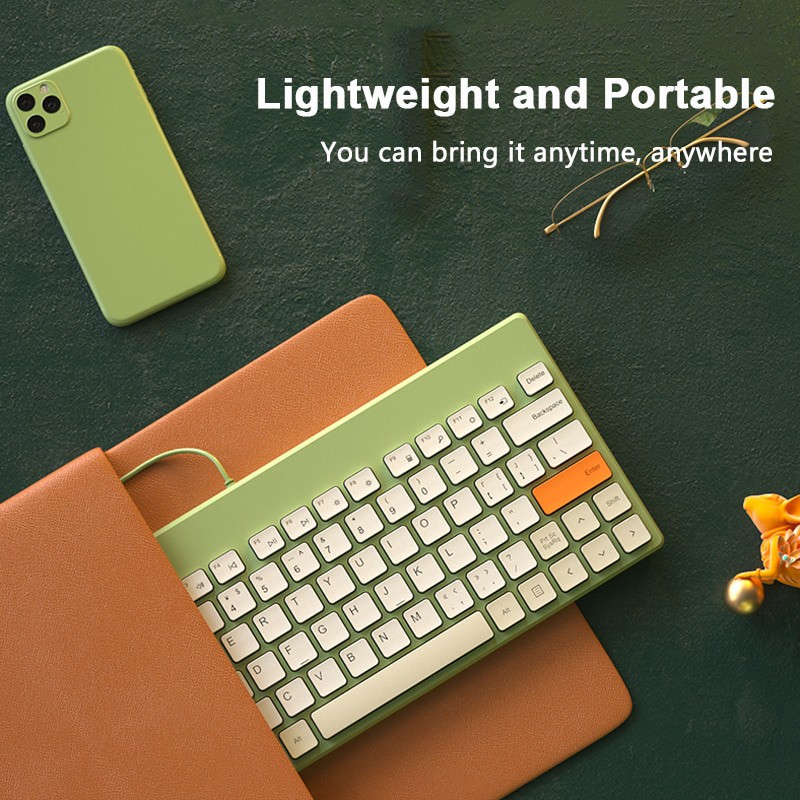 Bàn Phím Chơi Game Mini Có Dây Không Gây Tiếng Ồn Cho PC / Laptop | BigBuy360 - bigbuy360.vn