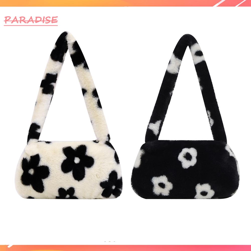 Túi Bông Kẹp Nách Nhỏ In Hoa Thời Trang Cho Nữ