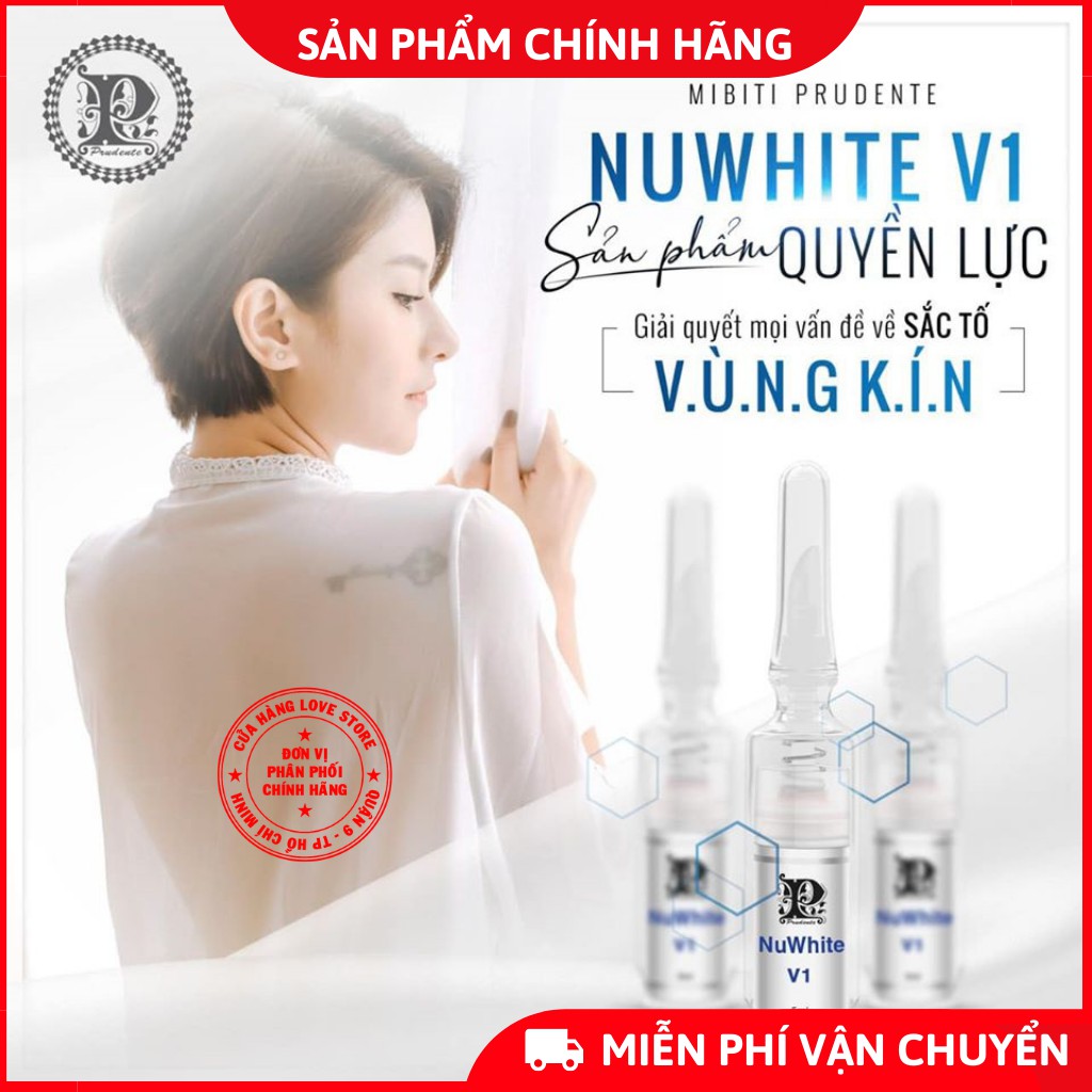 Kem Khử Thâm Vùng Kín Mibiti Prudente Giga White V1 (5ml) _ Có Tem