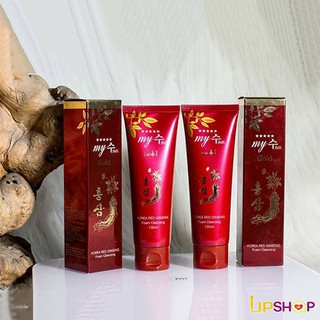 Sữa rửa mặt nhân sâm đỏ My Gold Korea Red Ginseng Foam Cleanser 130ml