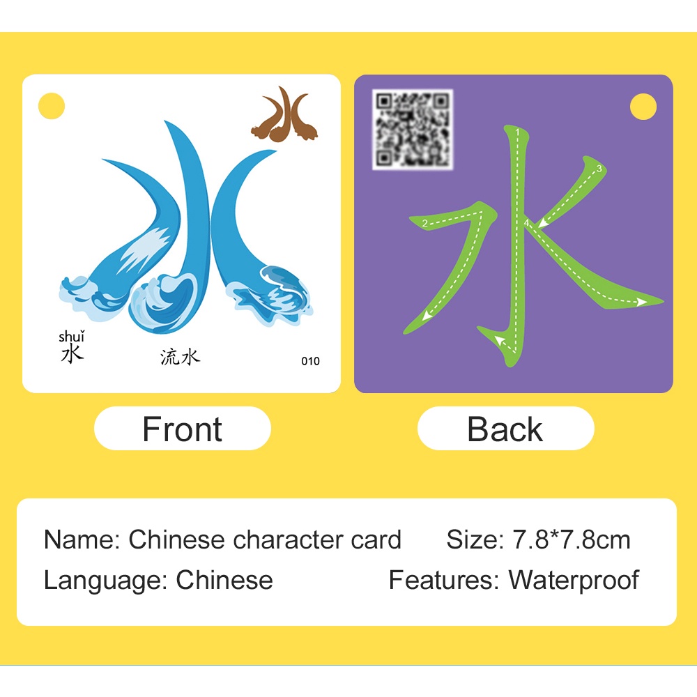 Bộ Thẻ Học Tiếng Trung Kèm Pinyin Dành Cho Trẻ Em