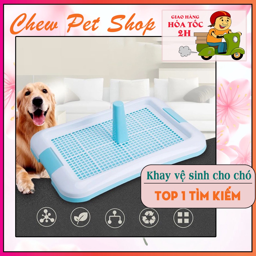 Khay nhựa vệ sinh cho cún khỏi đi bừa bãi ra ngoài - Chewpet Phụ kiện thú cưng
