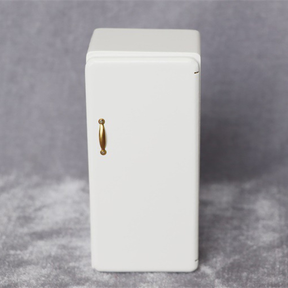 Wis| Mô Hình Tủ Lạnh Mini Tỉ Lệ 1/12 Trang Trí Nhà Búp Bê