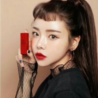 💋Son 3CE 212 Đỏ Thuần satin(Cam Kết Chuẩn Auth)