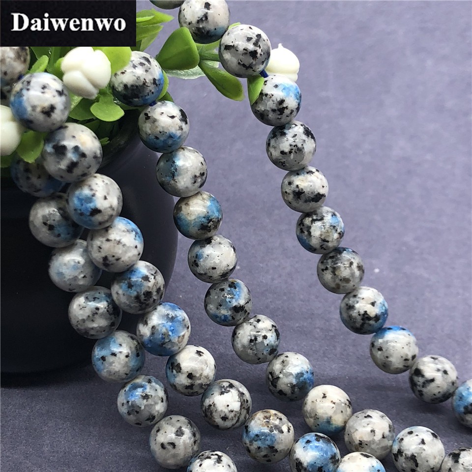 Chuỗi Hạt Đá Tự Nhiên K2 Kích Thước 6 / 8 / 10mm Dùng Làm Trang Sức Thủ Công