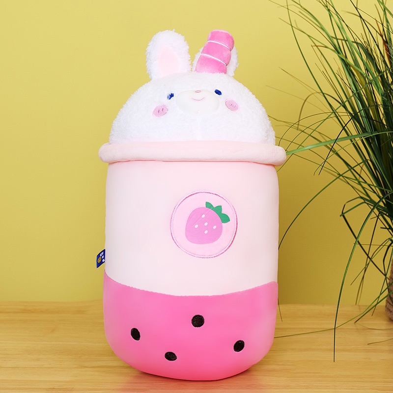Gối Ôm Hình Ly Trà Sữa Nhồi Bông Ngộ Nghĩnh Đáng Yêu