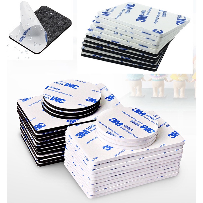 Set 10-100 Miếng Dán Hai Mặt Xốp 3M Siêu Dính Chắc Chắn