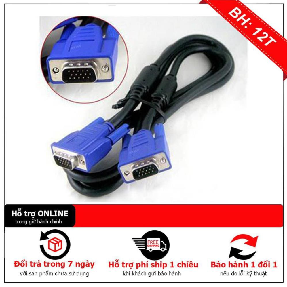 BH12TH [Mã ELFLASH3 hoàn 10K xu đơn 20K] Dây Cáp cắm Màn Hình Máy tính 1.5M | BigBuy360 - bigbuy360.vn