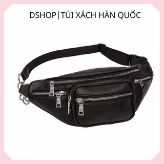 Túi bao tử đeo chéo bằng da hot 2020