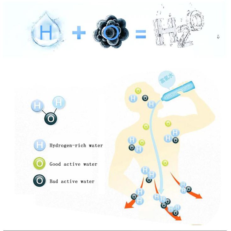 Máy tạo nước ion Hydrogen 430ml BPA - HanruiOffical