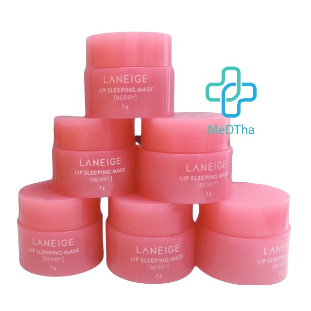 Mặt nạ ngủ cho môi LANEIGE Lip Sleeping Mask Berry - Dưỡng môi, chống nẻ (Hũ 3g) [Chính hãng]