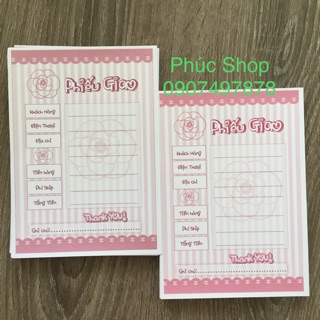 ☘️Phiếu Giao hàng cute