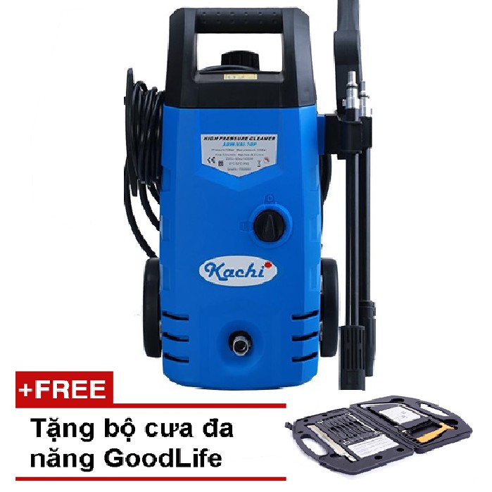 Máy Phun Xịt Rửa Cao Áp Tự Hút Nước Kachi 2018 + Tặng Bộ Cưa Đa Năng GoodLife