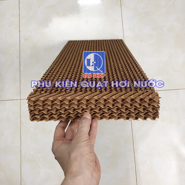Tấm làm mát quạt hơi nước 62.5x25x5cm | sóng nhỏ