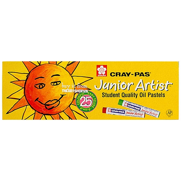 Sáp Dầu Sakura Craypas Junior Artist 25 Màu