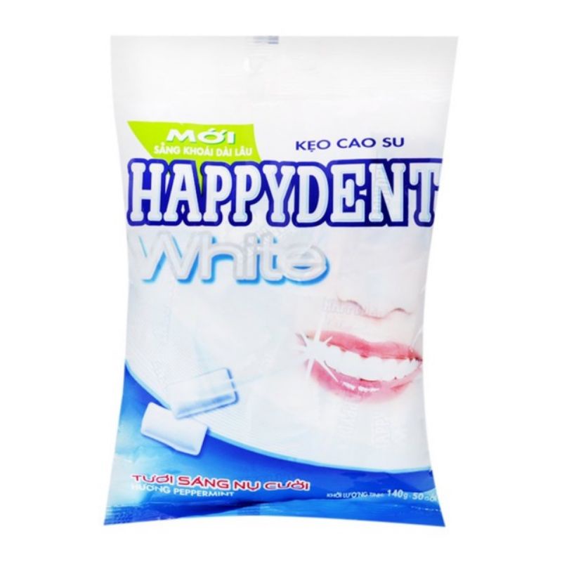 Kẹo Cao Su Happydent White 112g 40 Viên