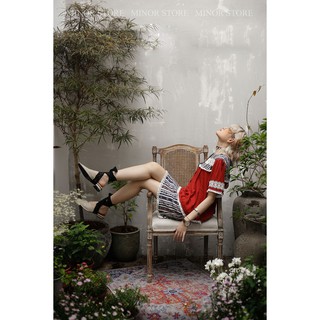 Áo thổ cẩm phối ren