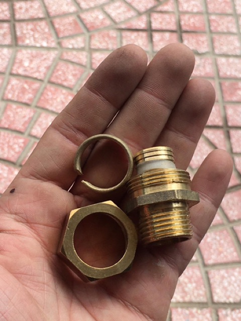 Nối thẳng ren trong  ren ngoài ống nhựa nhôm 16 20 ống cấp nước sạch