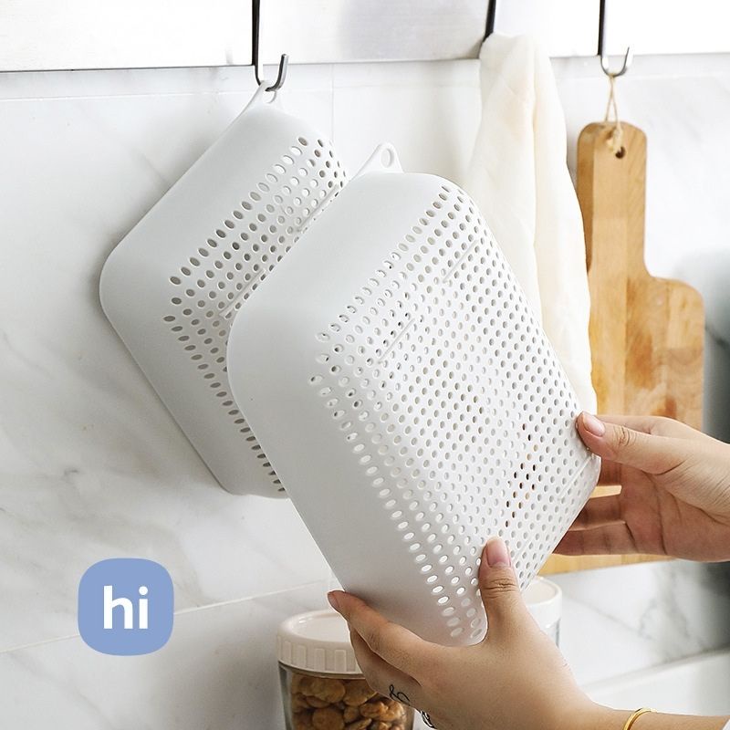 A - LIFE Rổ Rửa Thực Phẩm 3 Trong 1 Tiện Lợi