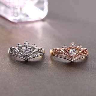 Nhẫn Vương Miện Màu Bạc