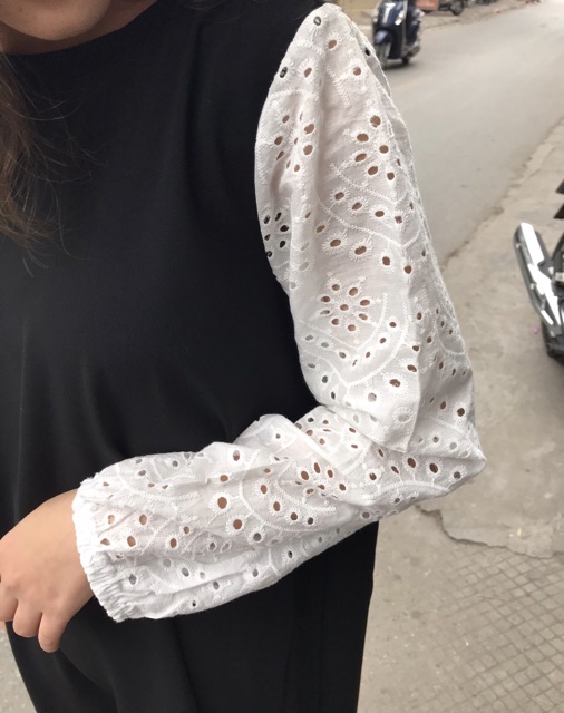 [Mã SKAMA06 giảm 8% tối đa 50K đơn 250K] Váy xoè tay thêu | BigBuy360 - bigbuy360.vn