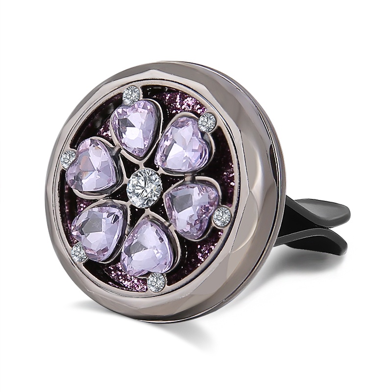 Có thể đổ lại Máy làm mát không khí ô tô Mùi nước hoa Khuếch tán Clip Tự động Thông hơi Tinh dầu Thép không gỉ Khóa Phụ kiện nội thất