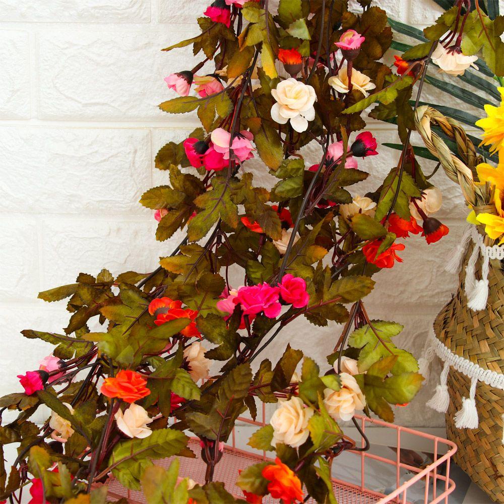 Dây Hoa Hồng Giả Trang Trí Đám Cưới Dài 2.3M