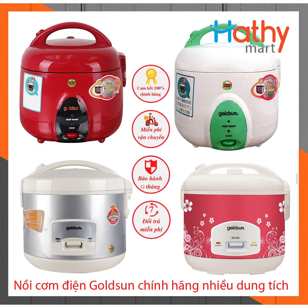 Nồi Cơm Điện Goldsun Chính Hãng [Nhiều dung tích]