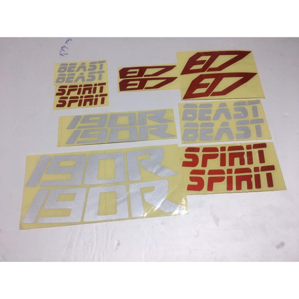 TEM PHẢN QUANG SPIRIT BEAST CB190R CHÍNH HÃNG