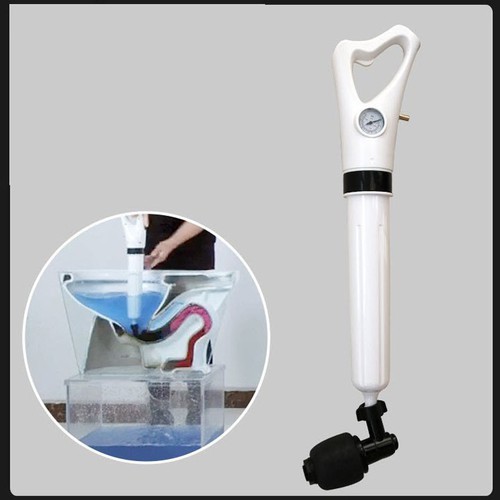Súng thông tắc bồn cầu,bồn rửa bát,thoát sàn bằng khí nén số 8kg cực mạnh