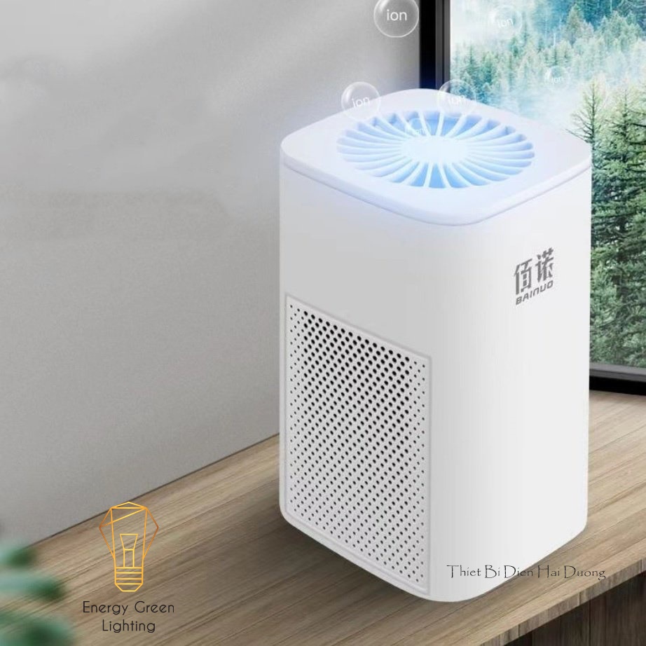 Máy Lọc Không Khí Mini Tạo Ion Âm Energy Green Lighting MK-11058 - Khử Mùi Thuốc Lá Trong Ôtô, Khử Mùi Nhà Vệ Sinh