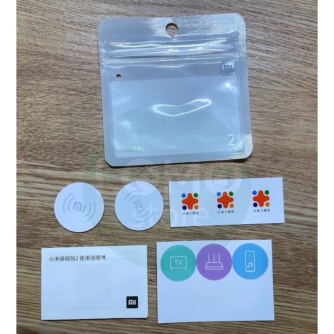 Thẻ tag NFC thông minh Xiaomi Mi Touch Sticker 2 XMPT01MW dùng cho Mi Home, chạy scene smarthome, kết nối WiFI tự động