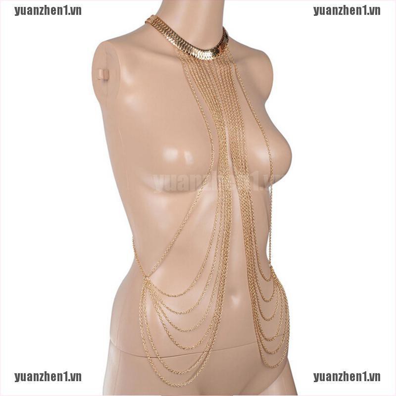 [YUANZHEN1] Vòng cổ Body Chains Tua Rua