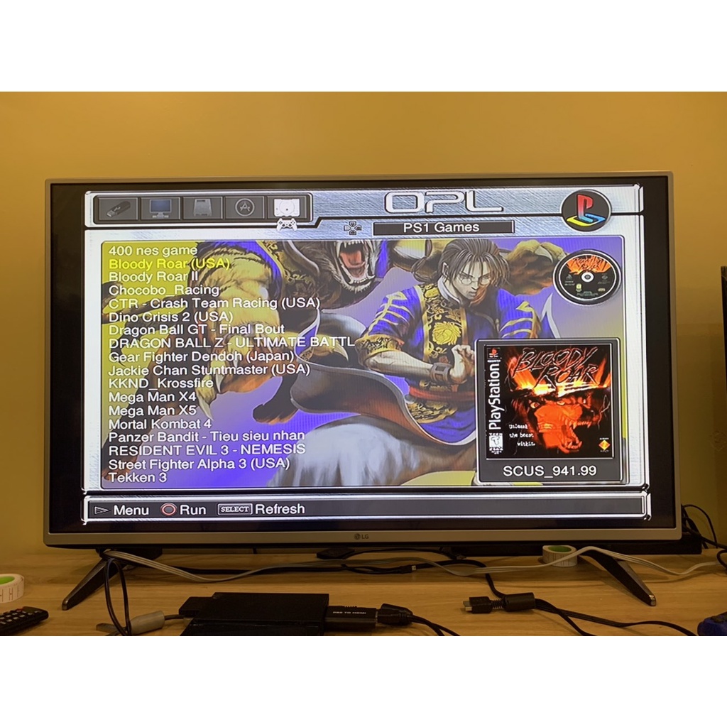 Máy chơi Game Playstation PS2 chạy ổ cứng 500GB (Hỗ trợ cài game theo yêu cầu) | BigBuy360 - bigbuy360.vn