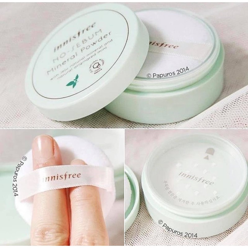 Phấn phủ dạng bột kiềm dầu Innisfree – no sebum mineral powder | BigBuy360 - bigbuy360.vn