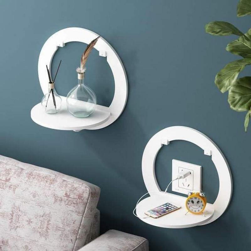 sét 2 kệ Tròn Gắn Tường Mới siêu Xinh