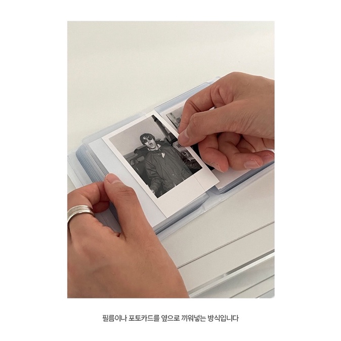 Album/ Collect book đựng ảnh idol màu trắng