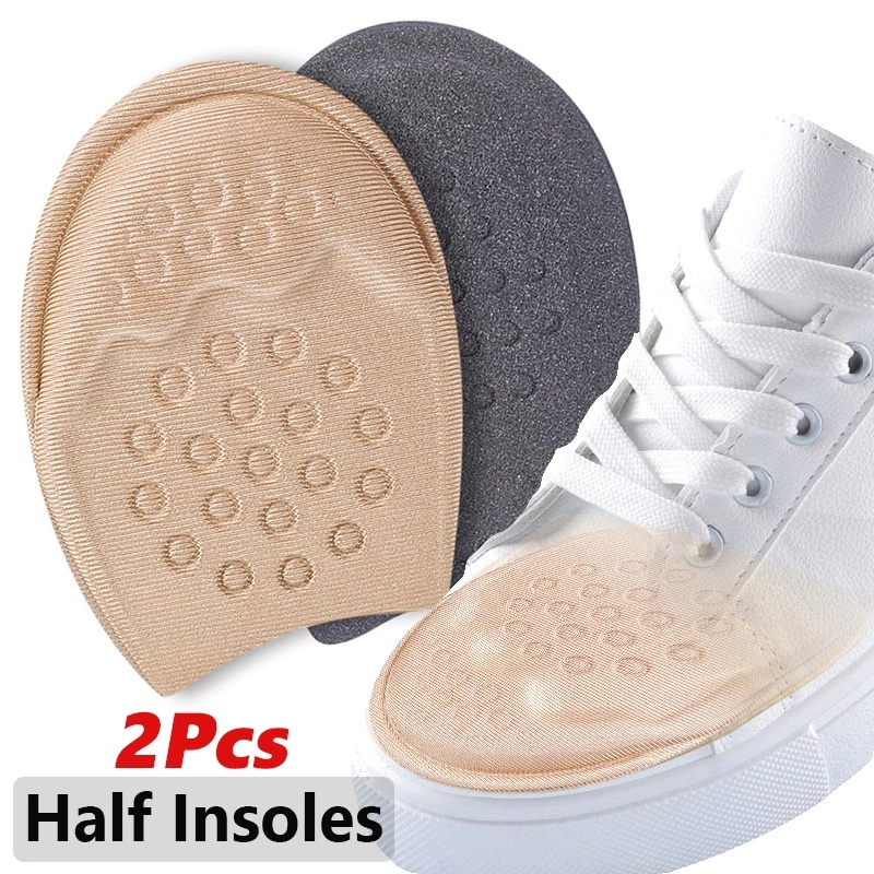 1 Cặp Đệm Lót Giày Xỏ Ngón Bằng Xốp Cotton Mềm Mại Thoáng Khí Giảm Đau Cho Nam Nữ