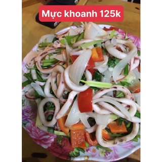 Mực khoanh làm sạch