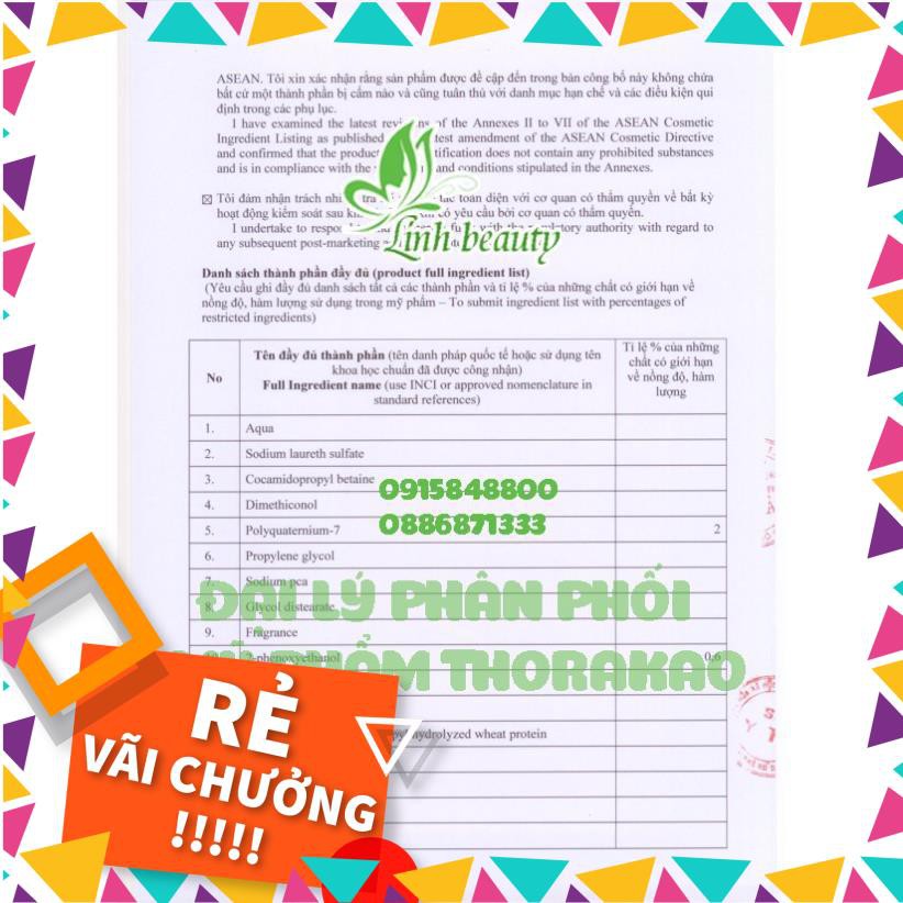 Dầu gội tỏi Thorakao