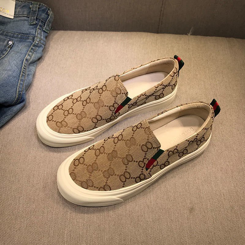 Giày Thể Thao Vải Canvas In Chữ Cá Tính Trẻ Trung Hợp Thời Trang | BigBuy360 - bigbuy360.vn