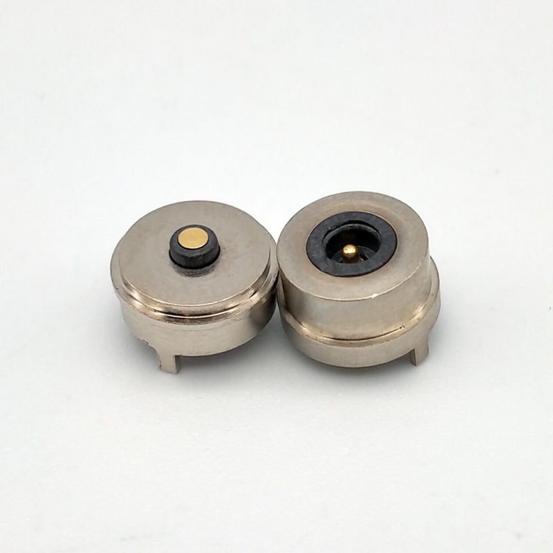 Đầu Nối Dây Điện Pogo Pin Đơn 2 Cực Có Lò Xo Nam Châm