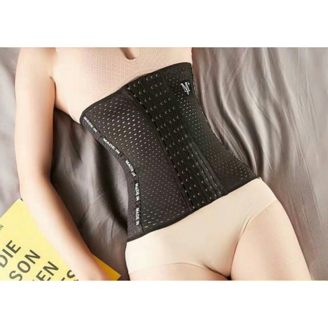 Gen nịt bụng siết eo chống gập cuộn với 6 hàng móc cài link hoạt ,giúp ce siết eo tạo đường cong chữ S video có sẵn | BigBuy360 - bigbuy360.vn
