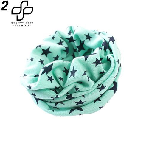 Khăn choàng cổ dạng ống in hình ngôi sao thời trang dành cho trẻ em