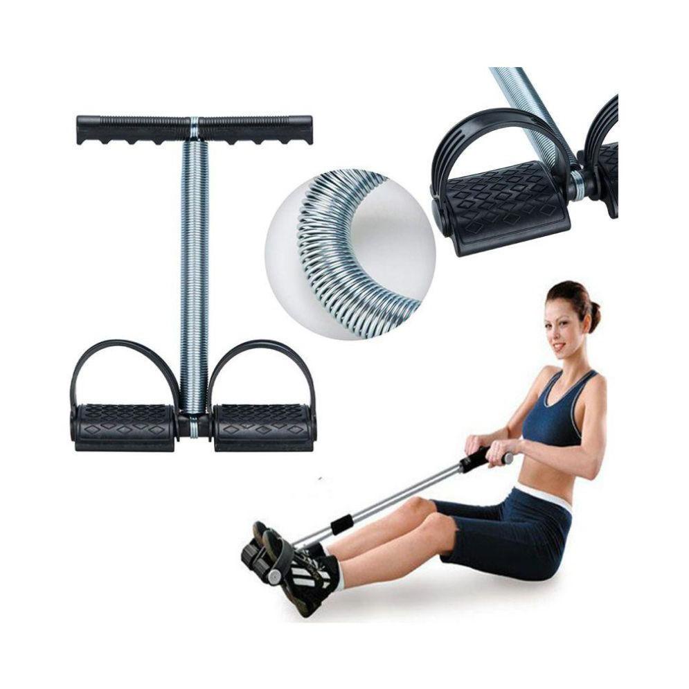 Dây Tập Bụng - Dây Kéo Đàn Hồi Kháng Lực 4 Ống Cao Su, Dây Tummy Trimmer Đa Năng Tập Bụng, Thể Dục, Tập Gym Tại Nhà DK01